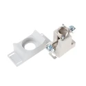 ETI 16A Bottle Fuse Holder, 1P-Pole for D01 Fuse Size, 400V AC, Plastic Body, DIN Rail Mounting 2221011