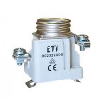 ETI 25A Bottle Fuse Holder, 1P-Pole for D02 Fuse Size, 500V AC, DIN Rail Mount, Plastic Body 2322009