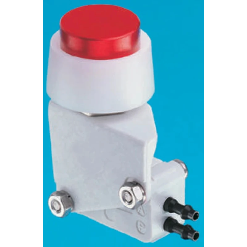 SMC Push Button Pneumatic Manual Control Valve, Polybutylene Terephthalate Body, 3/2 Valve Function, 0.8 MPa Max VM1000
