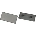 FlexLink Grey Polyvinyl Chloride Aluminium Steel Polyamide Polyethylene Zinc Rectangular End Cap XFBE 30X60