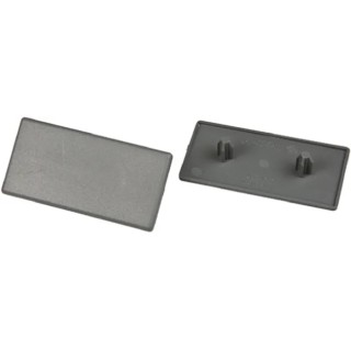 FlexLink Grey Polyvinyl Chloride Aluminium Steel Polyamide Polyethylene Zinc Rectangular End Cap XFBE 30X60