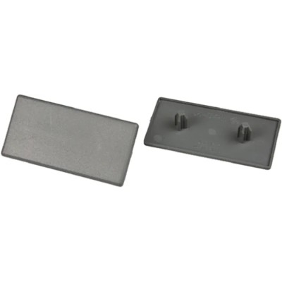 FlexLink Grey Polyvinyl Chloride Aluminium Steel Polyamide Polyethylene Zinc Rectangular End Cap XFBE 30X60