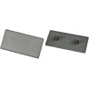 FlexLink Grey Polyvinyl Chloride Aluminium Steel Polyamide Polyethylene Zinc Rectangular End Cap XFBE 30X60