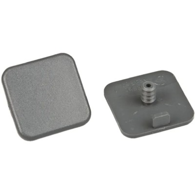 FlexLink Grey Aluminium, Polyethylene, Polyamide, Zinc, Steel, Polyvinyl Chloride Square End Cap 30 mm Strut Profile XFEE 30