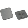 FlexLink Grey Aluminium, Polyethylene, Polyamide, Zinc, Steel, Polyvinyl Chloride Square End Cap 30 mm Strut Profile XFEE 30