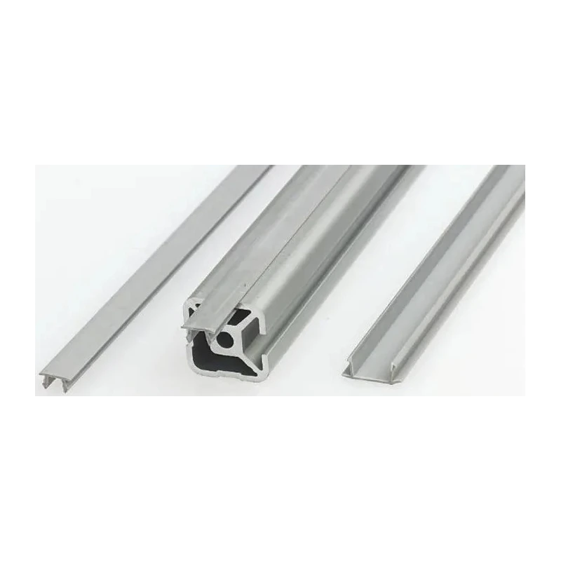 FlexLink Grey Plastic Cover Strip 7.2 mm Groove Size 3 m Length XFAC 3 T