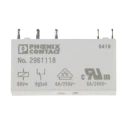Phoenix Contact Power Relay PCB Mount 60V DC Coil 10mA Switching Current SPDT 2961118