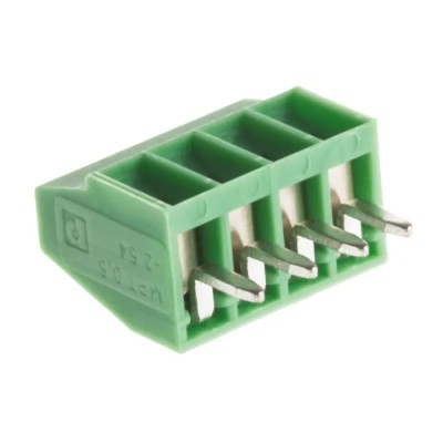 Phoenix Contact MPT 0.5/4-2.54 Series Horizontal PCB Terminal Block 4 Contact, 2.54 mm Pitch, 400V 8A 1 Row 1725672