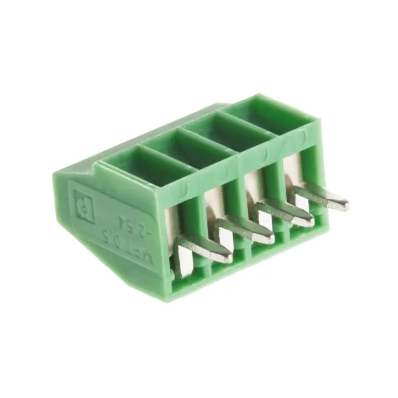 Phoenix Contact MPT 0.5/4-2.54 Series Horizontal PCB Terminal Block 4 Contact, 2.54 mm Pitch, 400V 8A 1 Row 1725672