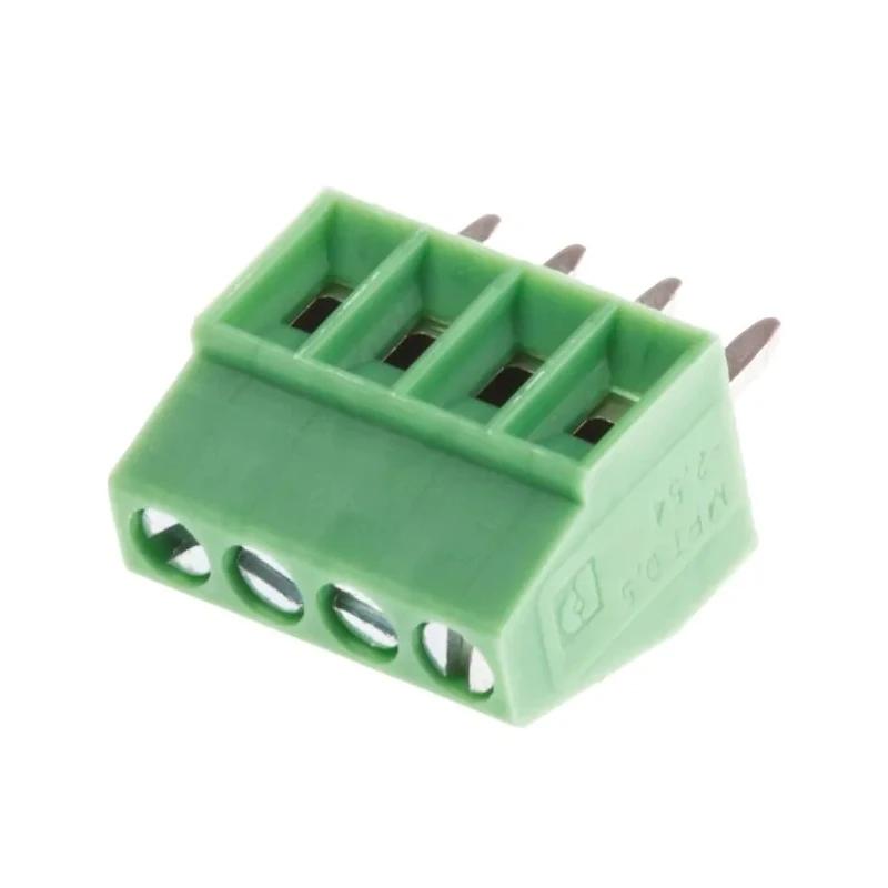 Phoenix Contact MPT 0.5/4-2.54 Series Horizontal PCB Terminal Block 4 Contact, 2.54 mm Pitch, 400V 8A 1 Row 1725672