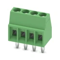 Phoenix Contact MPT 0.5/4-2.54 Series Horizontal PCB Terminal Block 4 Contact, 2.54 mm Pitch, 400V 8A 1 Row 1725672