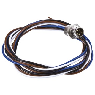 Hirschmann Sensor Actuator Cable Male 4-Way Straight to Unterminated 500 mm 30V RoHS Compliant 933147001 ELST 4408 RV FM 805