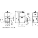 Parker Origa Pneumatic Regulator 1/8 in Port Size Aluminium Body 10 bar Max Operating Pressure 350L/min Max PS120001-080-000