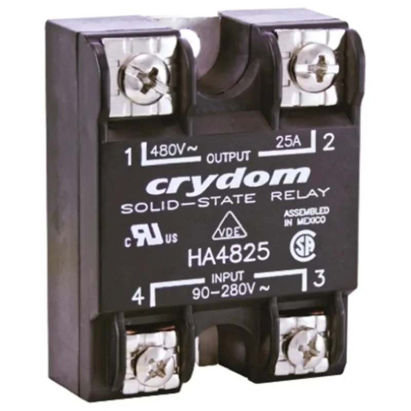 Crydom H-A Series Solid State Relay Panel Mount, 12 A Load, 530 V ac Load, 280 V Control HA4812