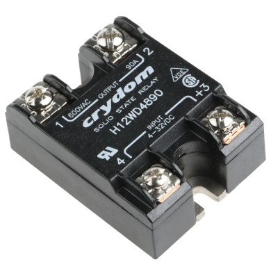 Crydom H1 Series Solid State Relay, 90 A Load Current, Panel Mount, 660 V AC Load, 32 V Control H12WD4890
