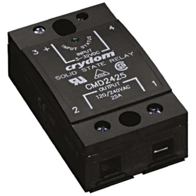 Crydom CMD Series Solid State Relay Panel Mount 25A Load 280V Load 32V Control CMD2425