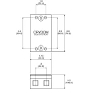 Crydom CMD Series Solid State Relay Panel Mount 25A Load 280V Load 32V Control CMD2425