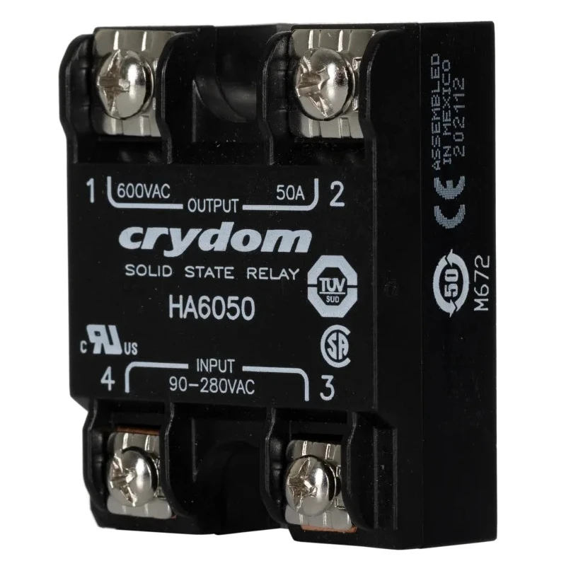 Crydom HA Series Solid State Relay Panel Mount 50A Load Current 660V AC Load 280V Control HA6050