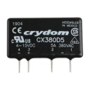 Crydom Crydom Series Solid State Relay, 5 A Load Current, PCB Mount, 530 V AC Load, 15 V DC Control CX380D5