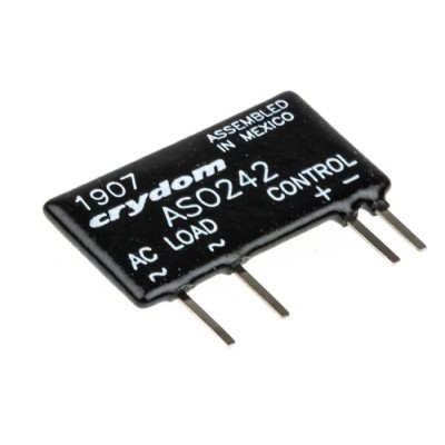 Crydom AS Series Solid State Relay, 2 A Load, PCB Mount, 280 Vrms Load, 10V dc Control ASO242