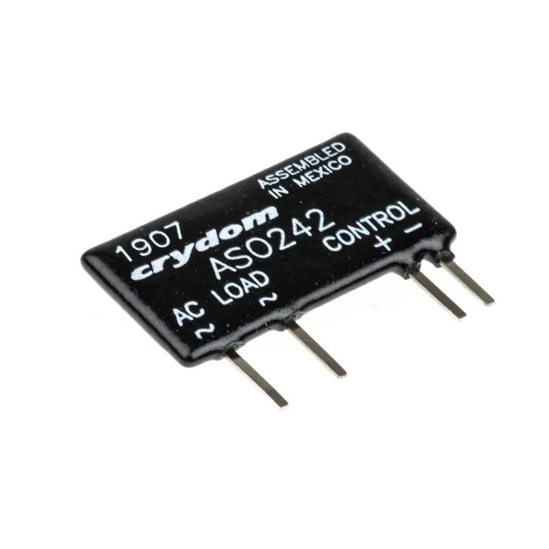 Crydom AS Series Solid State Relay, 2 A Load, PCB Mount, 280 Vrms Load, 10V dc Control ASO242