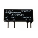Crydom AS Series Solid State Relay, 2 A Load, PCB Mount, 280 Vrms Load, 10V dc Control ASO242