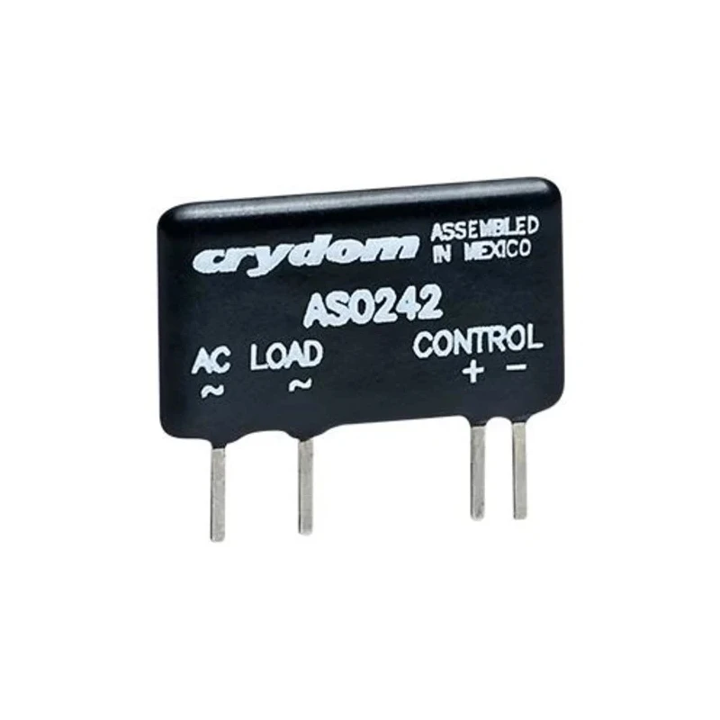 Crydom AS Series Solid State Relay, 2 A Load, PCB Mount, 280 Vrms Load, 10V dc Control ASO242