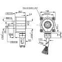 Hengstler RI38 Series Incremental Encoder 30V dc, 100 PPR, Push Pull Signal, Solid Shaft 6 mm RS38-O/100EQ.11KB