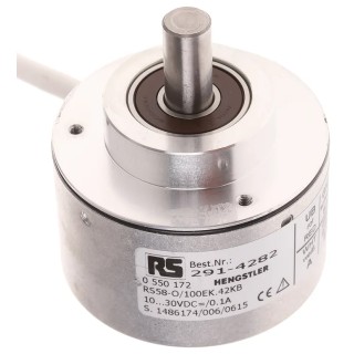 Kubler RI58 Series Incremental Encoder 30V DC, 100 ppr, Push Pull Signal, Hollow Shaft 12 mm RS0-550-172
