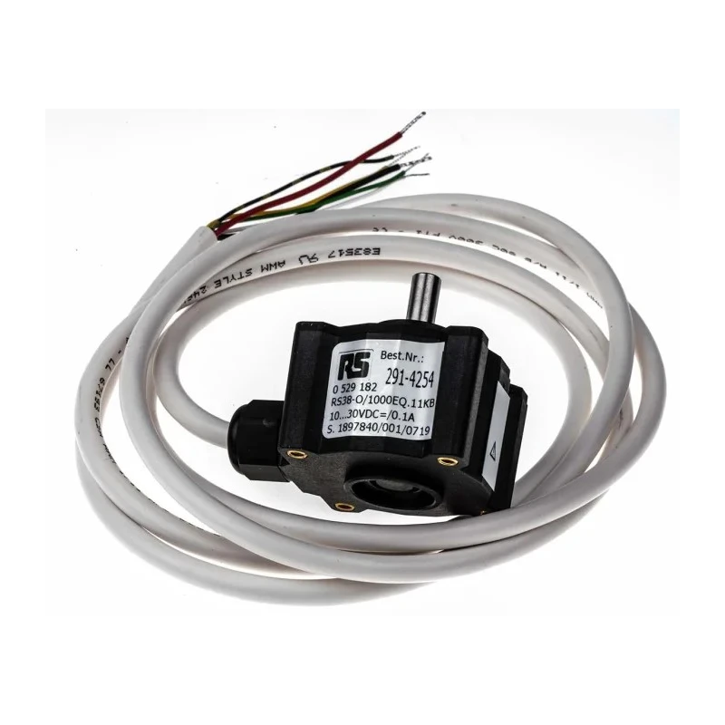 Hengstler RI38 Series Incremental Encoder 30V DC, 1000 ppr, Push Pull Signal, Solid Shaft 6 mm RS38-O/1000EQ.11KB