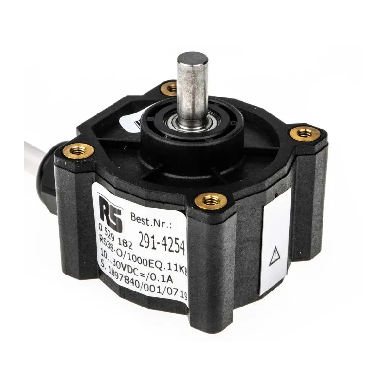 Hengstler RI38 Series Incremental Encoder 30V DC, 1000 ppr, Push Pull Signal, Solid Shaft 6 mm RS38-O/1000EQ.11KB