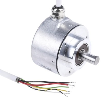 Kubler RI58-O Series Incremental Encoder 30V dc 5000 ppr Push Pull Signal Solid Shaft 10 mm RS0550178