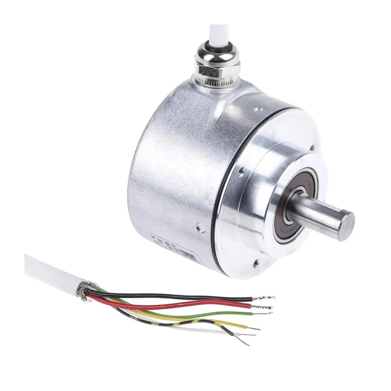 Kubler RI58-O Series Incremental Encoder 30V dc 5000 ppr Push Pull Signal Solid Shaft 10 mm RS0550178