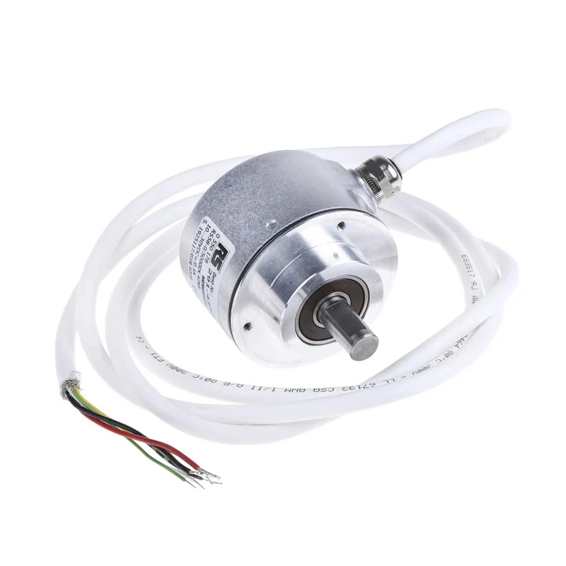 Kubler RI58-O Series Incremental Encoder 30V dc 5000 ppr Push Pull Signal Solid Shaft 10 mm RS0550178