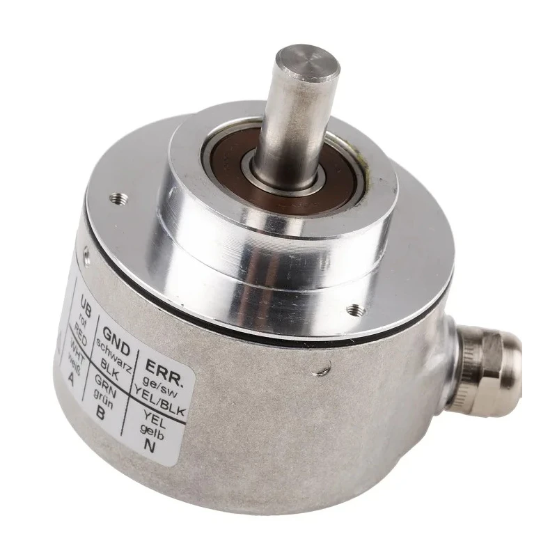 Hengstler RI58-O Series Incremental Encoder 30V DC, 1024 PPR, Push Pull Signal, Solid 10 mm Shaft RI58-0/1024EK.42KB
