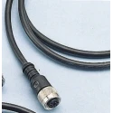 binder Female 4 way M12, Straight to Unterminated Free End Sensor Actuator Cable, 2 m 79 3430 33 04