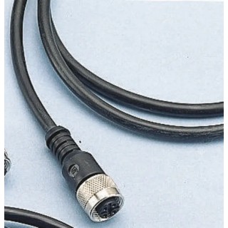 binder Female 4 way M12, Straight to Unterminated Free End Sensor Actuator Cable, 2 m 79 3430 33 04