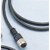 binder Female 4 way M12, Straight to Unterminated Free End Sensor Actuator Cable, 2 m 79 3430 33 04