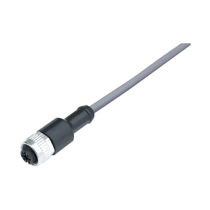 binder Sensor Actuator Cable Female 4-way Straight to Unterminated Free End, 5 m, PVC Jacket, 250V, Model 79 3430 17 04