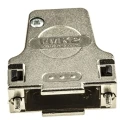 FCT from Molex 172704 Series Die Cast Zinc Angled D-Sub Backshell, 15 Way Strain Relief FMK2 / 1727040097