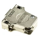 FCT from Molex 172704 Series Die Cast Zinc Angled D-Sub Backshell, 15 Way Strain Relief FMK2 / 1727040097