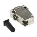RS PRO FMK Series Die Cast Zinc Angled D-Sub Backshell 9 Way Strain Relief FMK1 / 1727040095