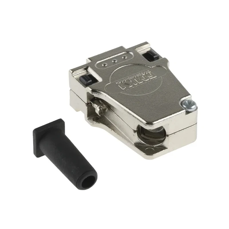 RS PRO FMK Series Die Cast Zinc Angled D-Sub Backshell 9 Way Strain Relief FMK1 / 1727040095