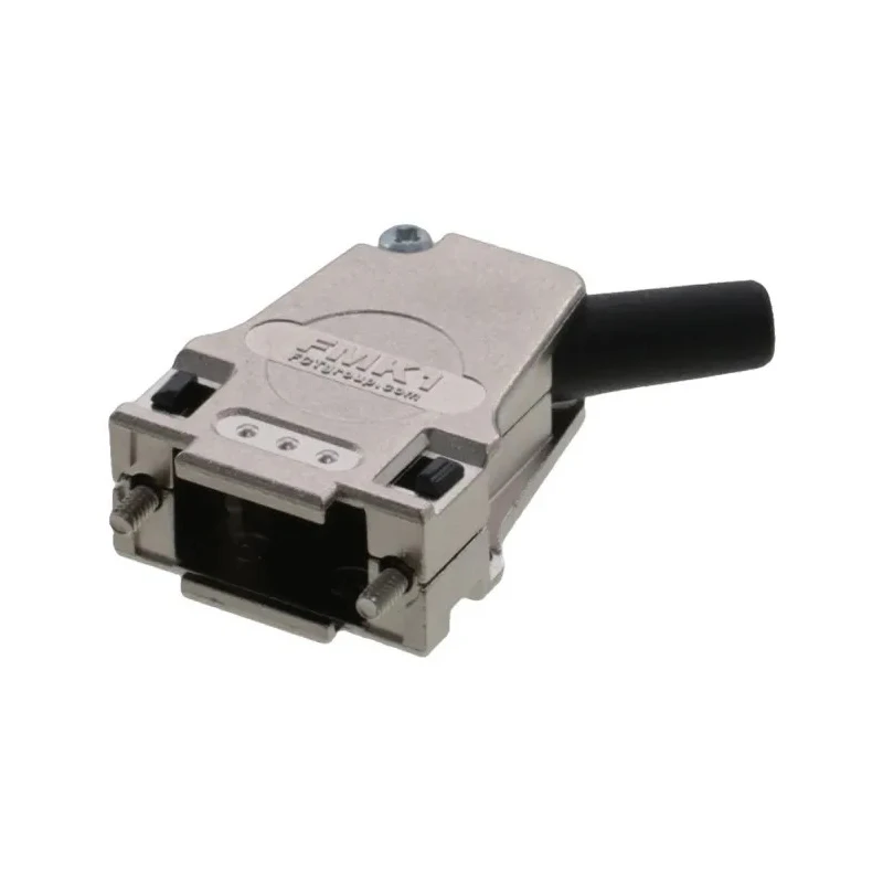 RS PRO FMK Series Die Cast Zinc Angled D-Sub Backshell 9 Way Strain Relief FMK1 / 1727040095