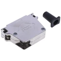 FCT from Molex FMK Series Die Cast Zinc Angled D-Sub Backshell, 37 Way Strain Relief FMK4-K201 / 1731110063