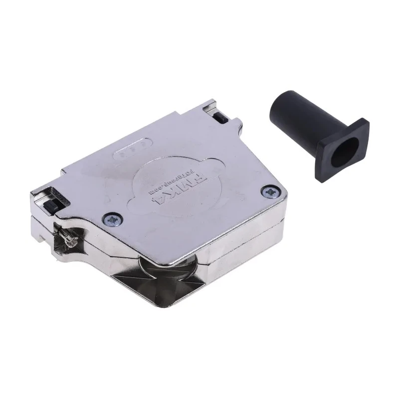 FCT from Molex FMK Series Die Cast Zinc Angled D-Sub Backshell, 37 Way Strain Relief FMK4-K201 / 1731110063
