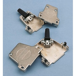 FCT from Molex FMK Series Die Cast Zinc Angled D-Sub Backshell, 50 Way Strain Relief FMK5 / 1727040103