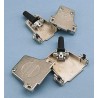 FCT from Molex FMK Series Die Cast Zinc Angled D-Sub Backshell, 50 Way Strain Relief FMK5 / 1727040103