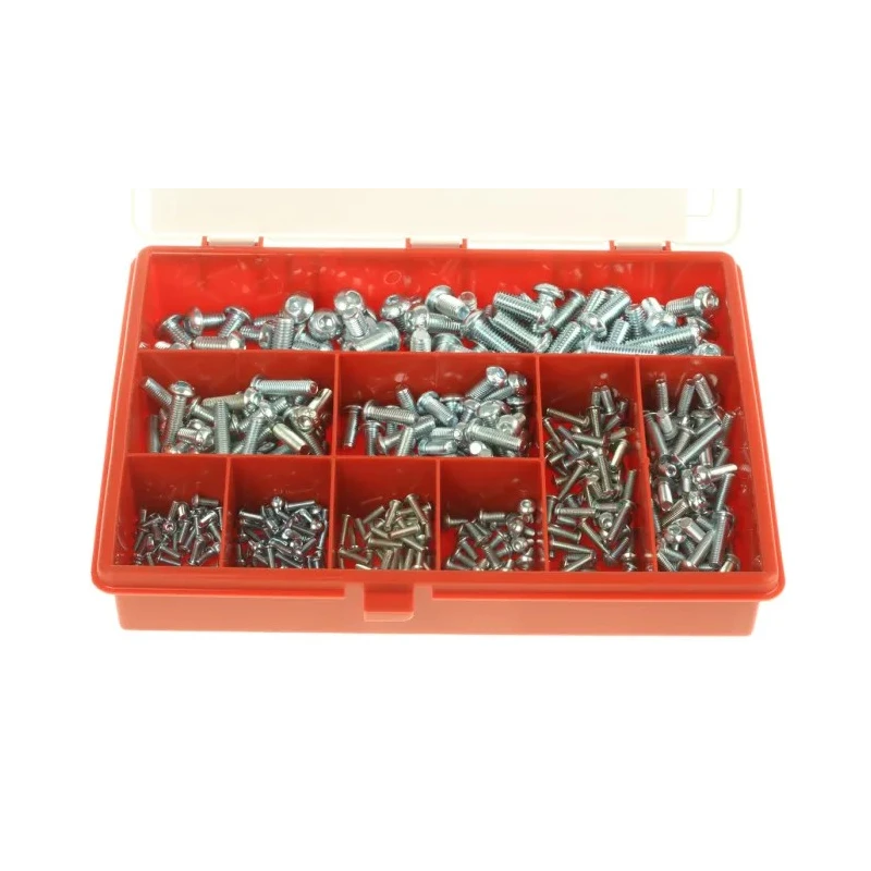 RS PRO Steel 450 Piece Hex Socket Drive Socket Screw Drive Screw/Bolt Kit 290-9599