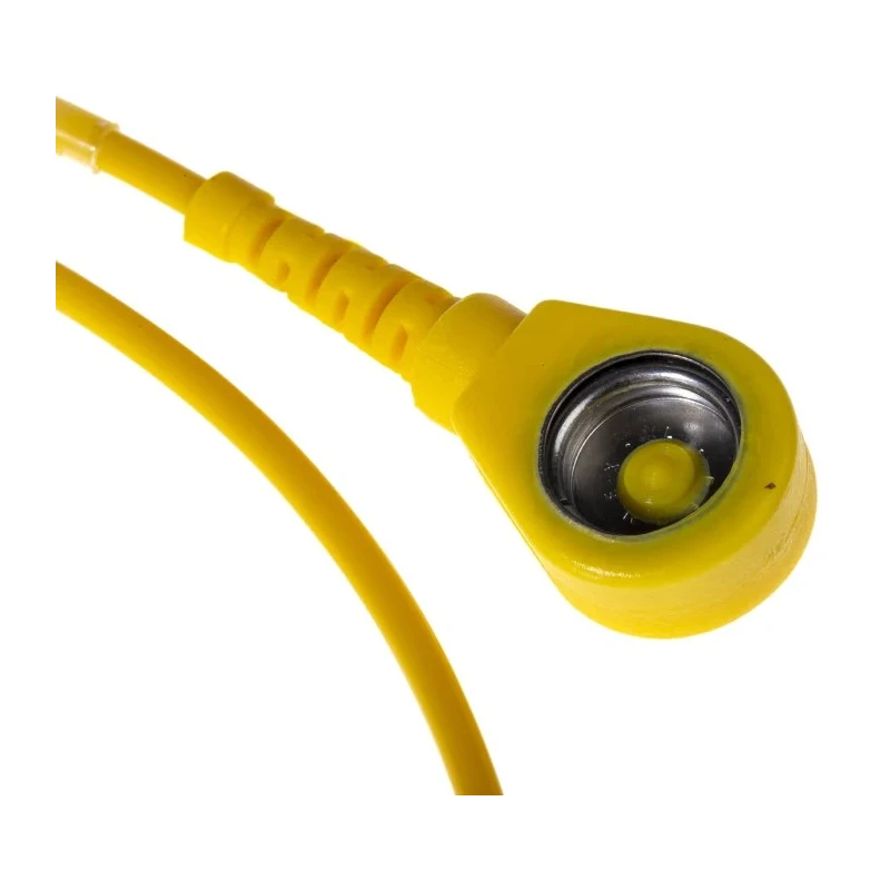 RS PRO ESD Grounding Cord Yellow 1.8m 291-9489
